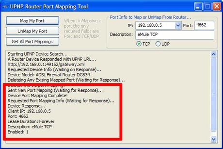 UPNP Port Mapping Tool