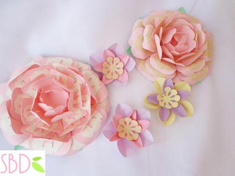 Fiori di carta New style tutorial e modelli - Paper flowers New Style templates