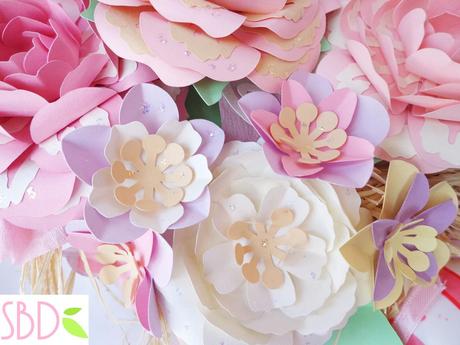Fiori di carta New style tutorial e modelli - Paper flowers New Style templates