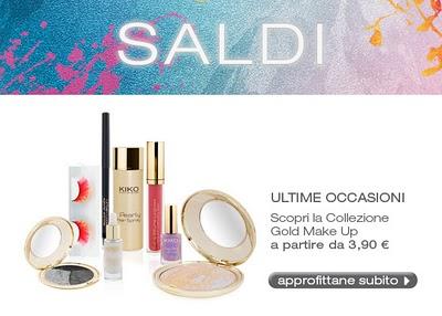 Kiko Collection Gold Make Up ULTIME OCCASIONI Kiko Collection Gold Make Up ULTIME OCCASIONI