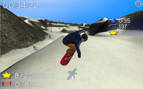 Mac App Store: Big Mountain Snowboarding uno dei primi giochi controllati con le Gesture Multi-Touch Istantanea 1