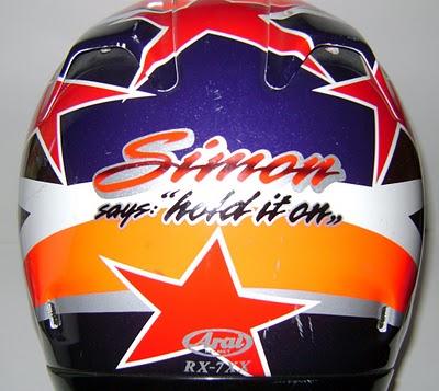 Arai RX-7XX S.Crafar 1998-1999 by MotoMemorabilia.com