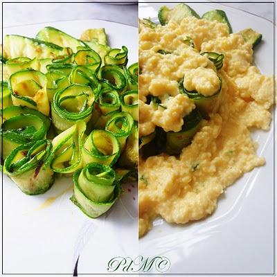Nidi di zucchine in salsa d’uova Nidi di zucchine in salsa d’uova