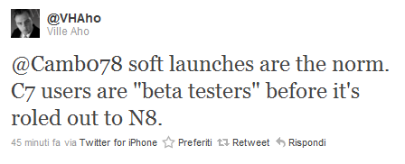 Nokia rilascia il firmware PR1.1 per C7-00 ol