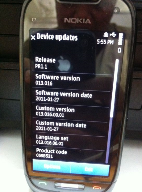 Nokia rilascia il firmware PR1.1 per C7-00 eq