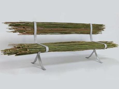 La panchina eco-friendly in bamboo