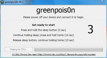 2 Guida: eseguire il Jailbreak untethered di iOS 4.2.1 su Mac e Windows