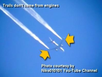 Il Daily Mail afferma che le scie degli aerei possono coprire vaste zone di una nazione, ma allora sono scie chimiche!