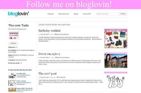 Follow me on bloglovin!