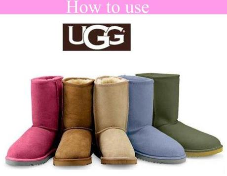 How to use - UGGS