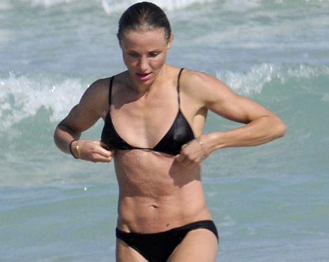 Cameron Diaz in bikini quasi