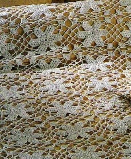 Lavori con l'uncinetto: Il copriletto con le stelle Lavori con l'uncinetto: Il copriletto con le stelle