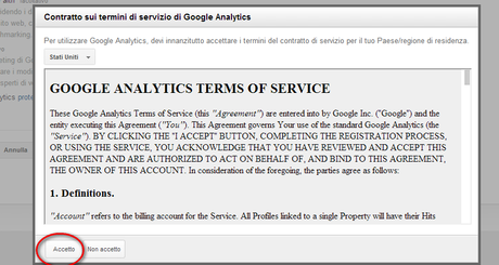 inserire codice analytics sul wordpress