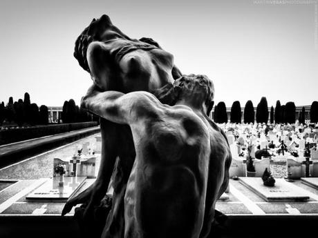 Monumento Lionello Fiumi, 1973, Cimitero Monumentale di Verona 