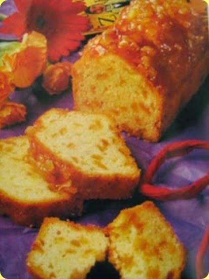 Torta con scorza d'arancia candita Torta con scorza d'arancia candita