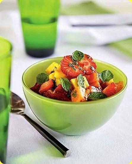 Insalata di frutta con menta Insalata di frutta con menta