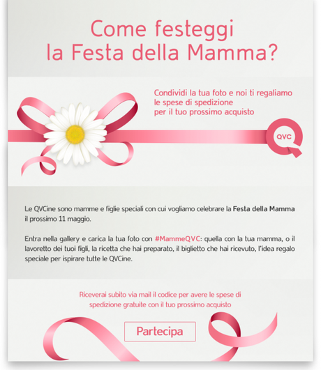 #MammeQVC, la campagna social di QVC Italia per celebrare la Festa della Mamma