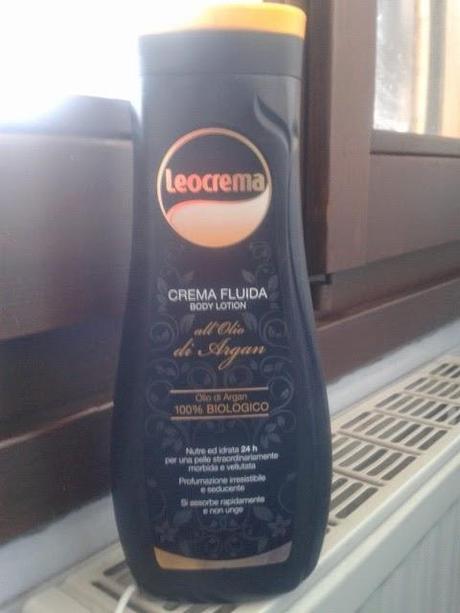 Review Leocrema crema fluida body lotion all' Olio di Argan.