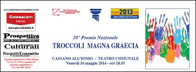 Pierfranco Bruni al Premio Nazionale Troccoli – Cassano Ionio Edizione 2014 ricorderà Giuseppe Selvaggi