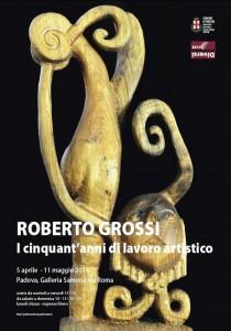 “Roberto Grossi. I cinquant’anni di lavoro artistico” in mostra sino all’undici maggio, Padova