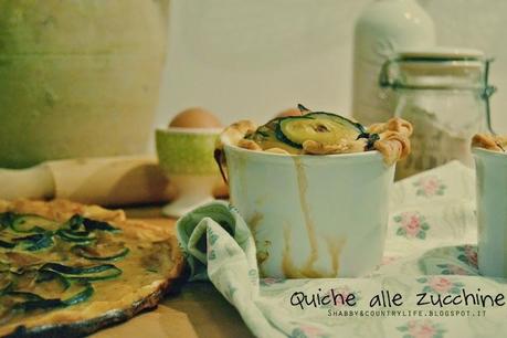 Mini Quique alle zucchine  { Brunch-party-con-Maisons-du-monde } - Shabby&Countrylife.blogspot.it