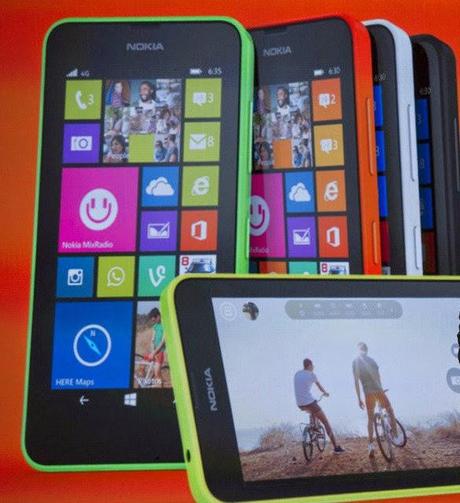 Disponibili i Nokia Lumia 630-635 a 149 e179 euro