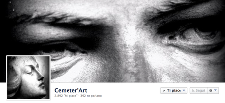 La cover di Cemeter' Art, pagina di oltre 2000 fans.