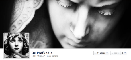 La cover di De profundis, pagina con oltre 5000 fans.