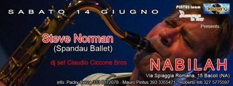 Steve Norman(Spandau Ballet),il 14 giugno  a Napoli!