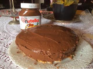 Torta cocco menta e nutella Torta cocco menta e nutella