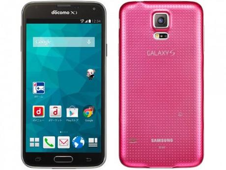docomo galaxy s5 600x450 Samsung Galaxy S5 arriva anche nella colorazione rosa news  samsung Galaxy S5 colorazione rosa 