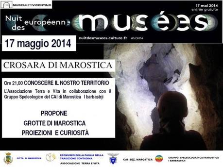 Notte dei musei 2014: vi invitiamo ad una serata sulle grotte di Marostica (VI)