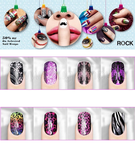 Nail art stickers: tante idee colorate e di tendenza! rebel2