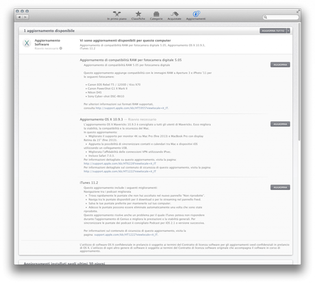 Apple rilascia l’aggiornamento 10.9.3 10-9-3