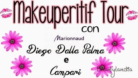 MAKEUPERITIF TOUR con Diego dalla Palma, Campari e Marionnaud profumerie