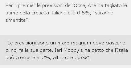 Tic Tac Tic Tac: PIL Italia torna (subito) in CONTRAZIONE nel 1° trimestre 2014, alla faccia della tanto MILLANTATA RIPRESA...