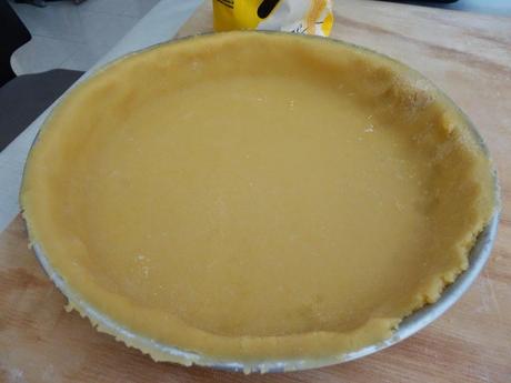 Crostata con crema di limoni