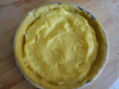 Crostata con crema di limoni