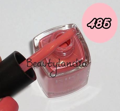 KIKO - Nuovi Nail Laquer N 485, 504, 505 (swatch e review) - KIKO - Nuovi Nail Laquer N 485, 504, 505 (swatch e review) -