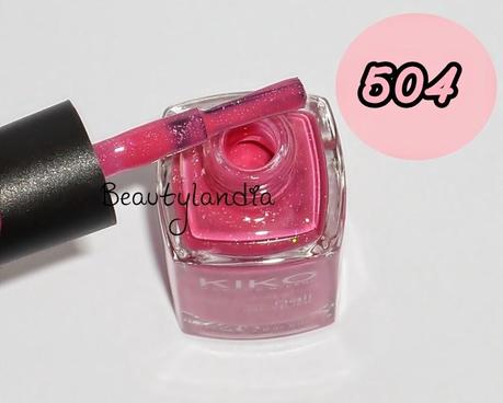 KIKO - Nuovi Nail Laquer N 485, 504, 505 (swatch e review) - KIKO - Nuovi Nail Laquer N 485, 504, 505 (swatch e review) -