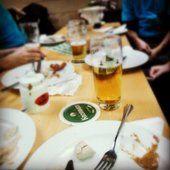 paese che vai, usanze che trovi...la colazione in #Bayern #istafood #istagood #birra e #Weißwurst