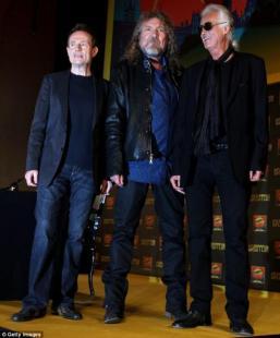John Paul Jones Robert Plant and Jimmy Page