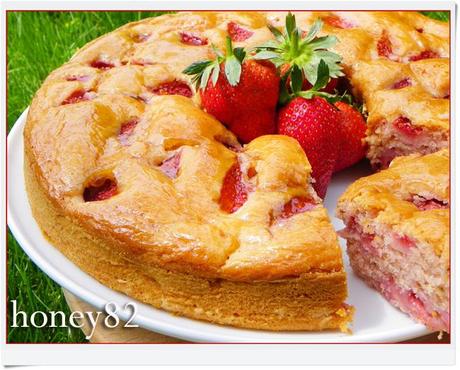 TORTA ALLE FRAGOLE SENZA UOVA