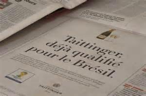 Taittinger celebra o futebol e la Francia no………….. taittinger già qualificato per il brasile
