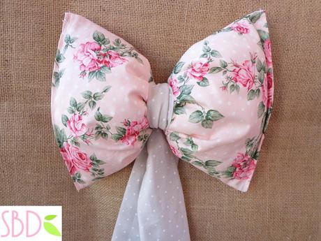 Tutorial Fiocchi per nascita in stoffa Shabby - Fabric Birth Bows