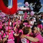 “Race for cure”, in 70mila a Roma alla corsa contro il tumore al seno (foto)