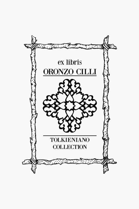 Ex Libris di Tolkieniano Collection disegnato dal maestro Piero Crida...