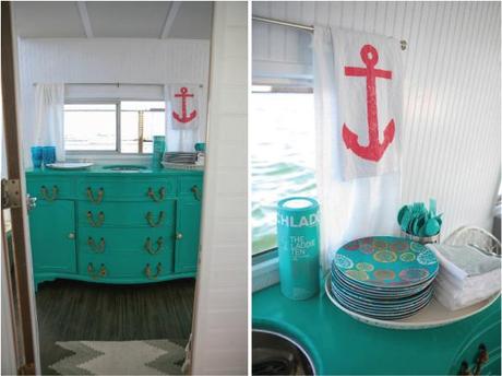 Vintage Houseboat dettagli home decor