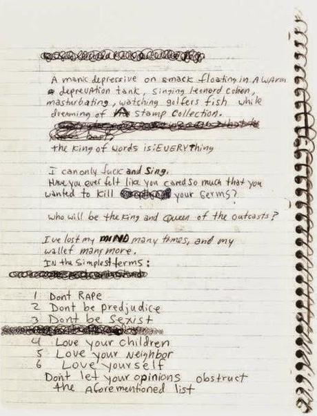 I diari e le lettere di Kurt Cobain