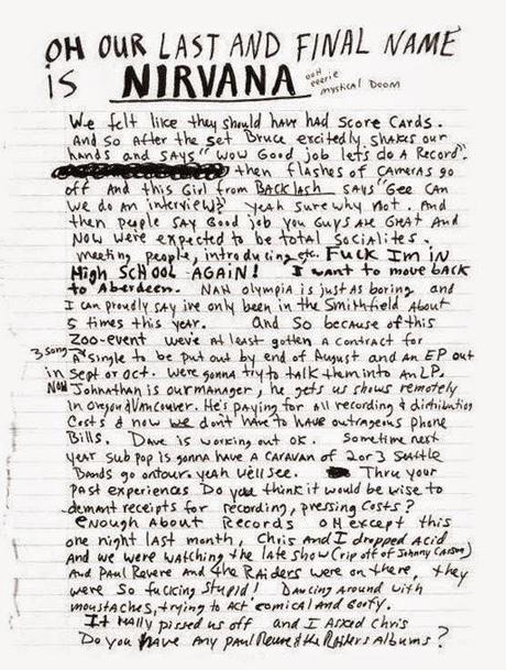 I diari e le lettere di Kurt Cobain